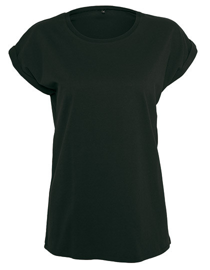 Build Your Brand Ladies´ Organic Extended Shoulder Tee