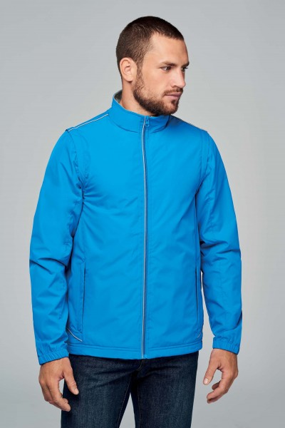 PRO ACT Gefütterte Jacke mit abnehmbaren Ärmeln