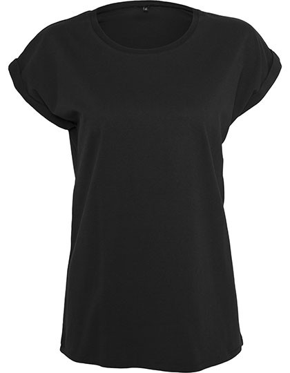 Build Your Brand Ladies´ Extended Shoulder Tee