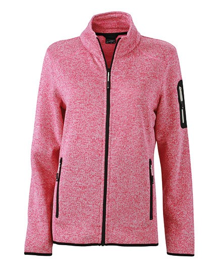 James &amp; Nicholson Ladies Knitted Fleece Jacket
