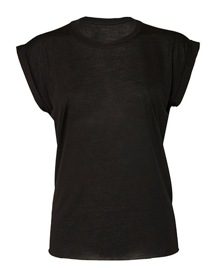 Bella Women´s Flowy Muscle Tee With Rolled Cuff